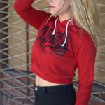 Belly-hoody 53Karat rot 2