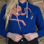 Belly-hoody flamingo blau 2